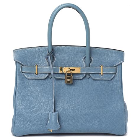 sac hermes birkin bleu jean|hermes birkin leather.